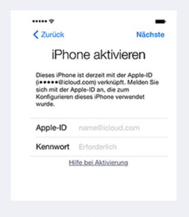 Aktivieren IPhone Ohne Apple ID Passwort