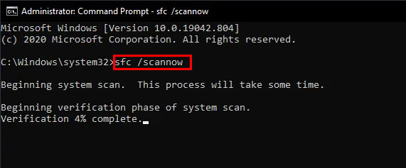 Run SFC /Scannow Command