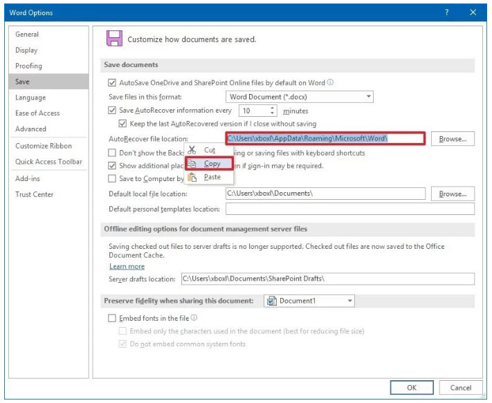 recover saved over word for mac document