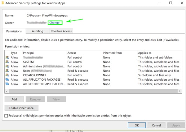 location is not available windows 10 как исправить change the owner of a folder