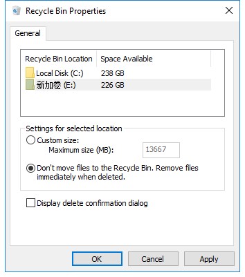 windows 10 permanently delete files