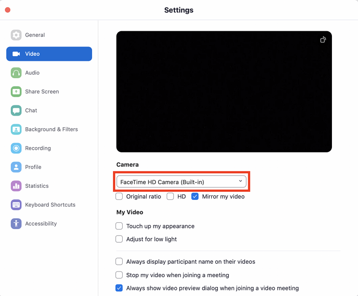 Fix Zoom Camera Not Working on Mac