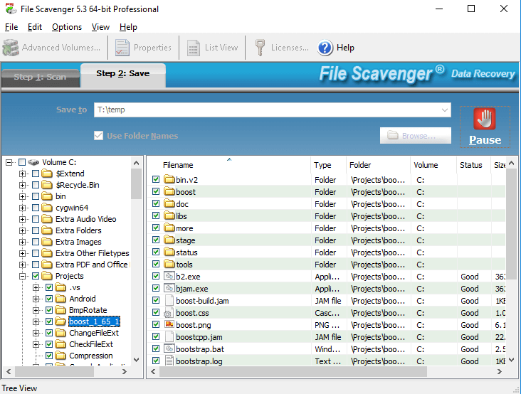 file scanvenger screenshot