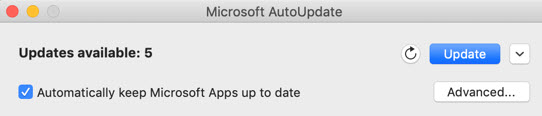 what causes office 2011 for mac autoupdate to crash