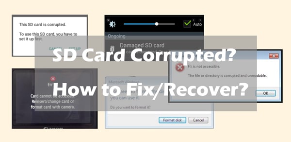 repair corrupted micro sd card