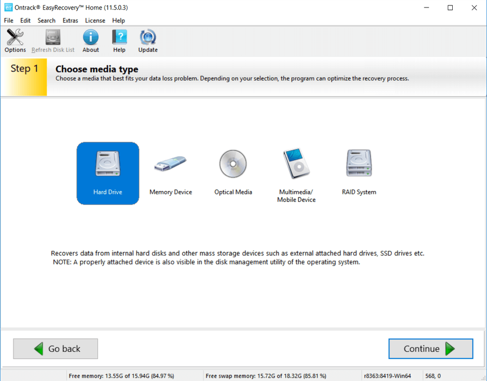 Ontrack EasyRecovery Pro 16.0.0.2 download the new version for windows