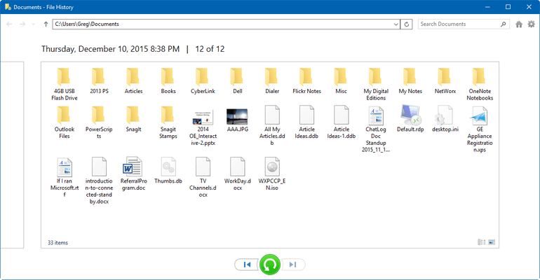 updated to windows 10 lost files