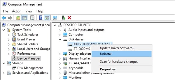 how to reinstall driver of the sd card