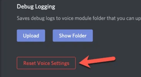Reset Discord Voice Settings