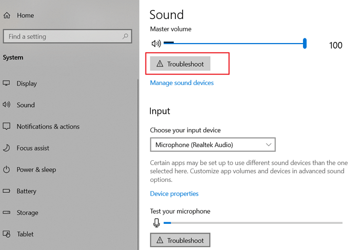 the audio service is not running win 7