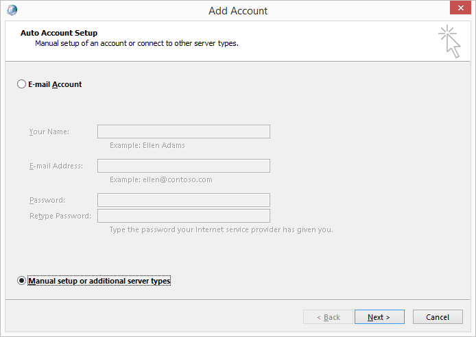outlook hung on processing