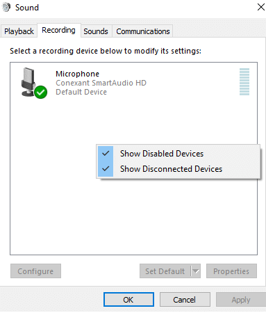 Windows Microphone Not Working Realtek