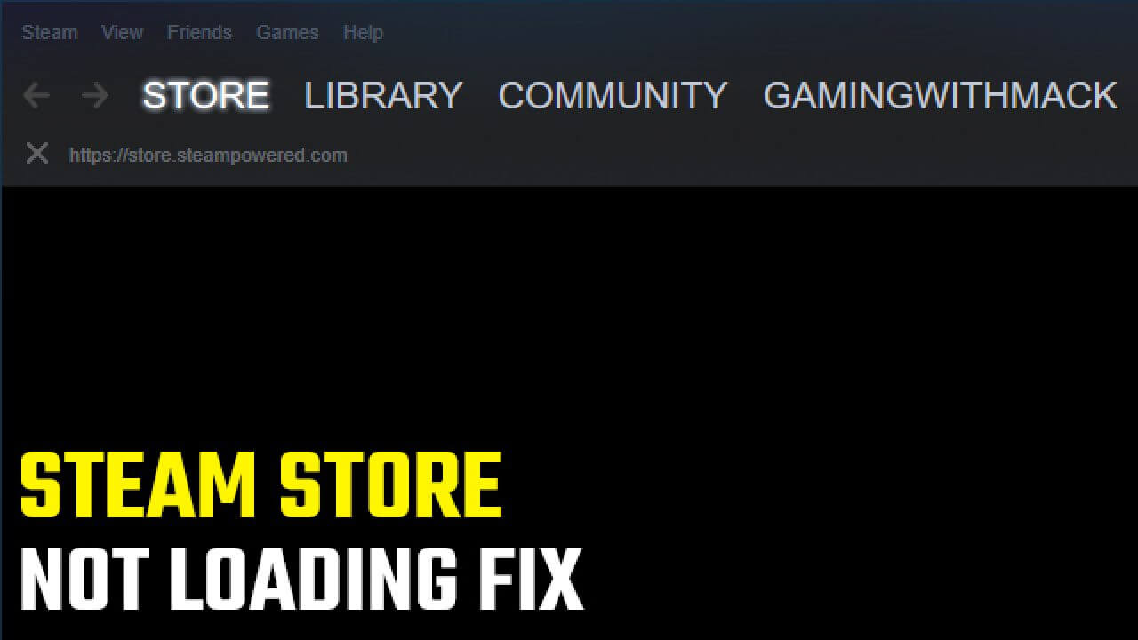 steam store not loading