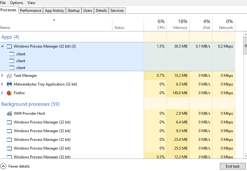 task manager