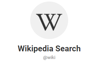 Telegram Wiki Bot