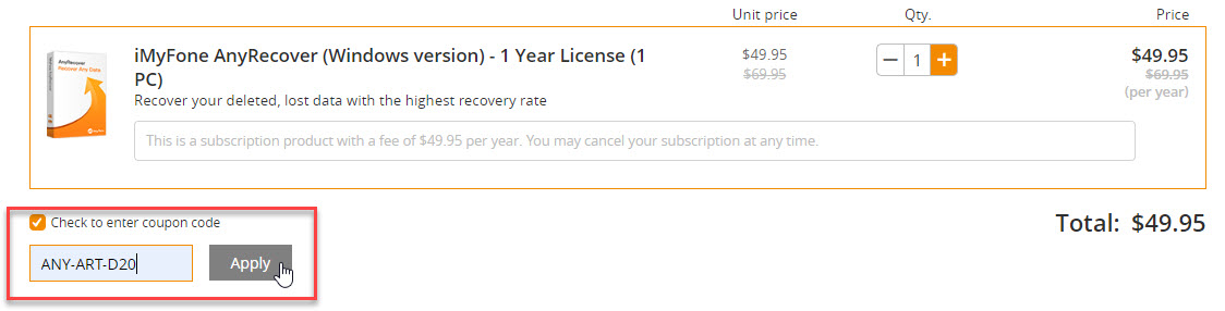 imyfone anyrecover licensed email and registration code