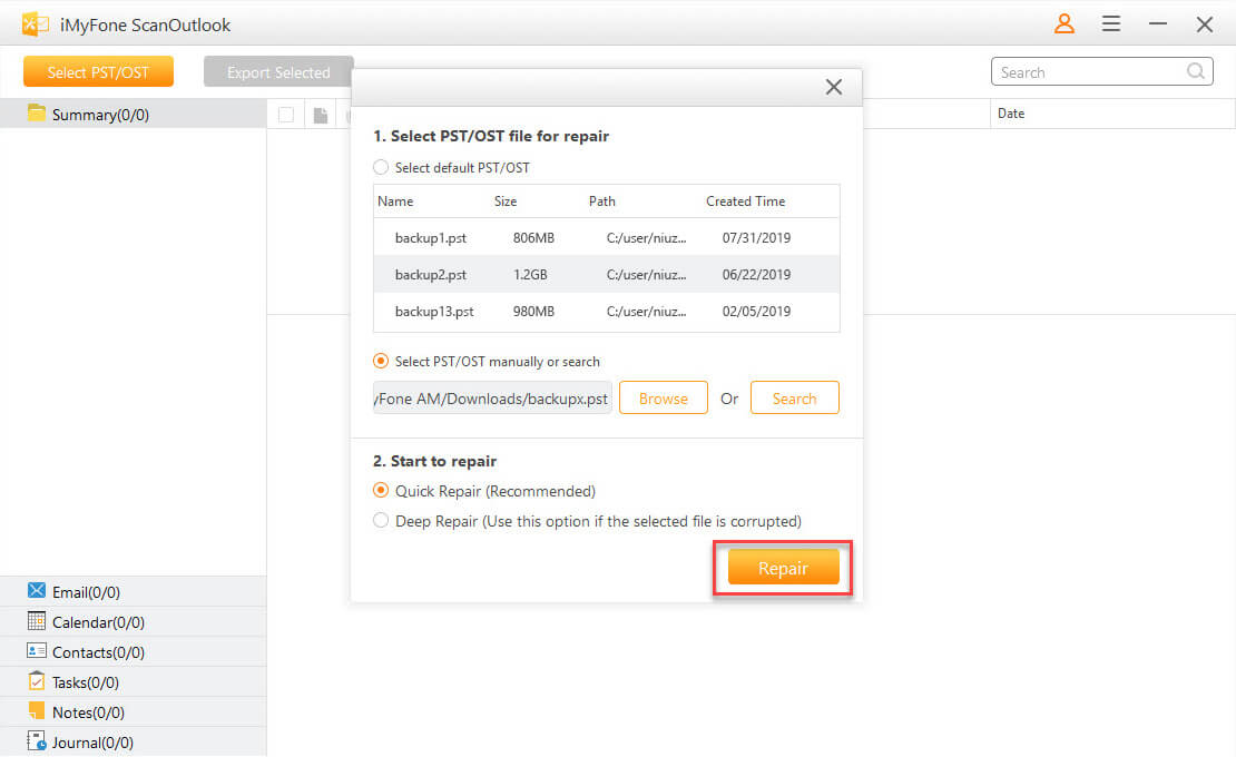 outlook 2019 stuck on processing windows 7