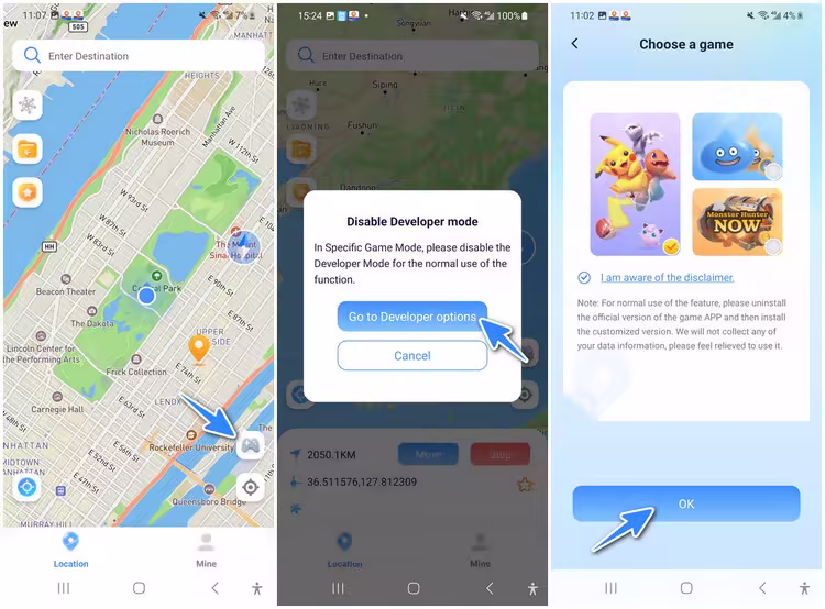 disable developer mode for game mode anyto