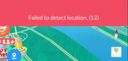 error 12 failed to detect location