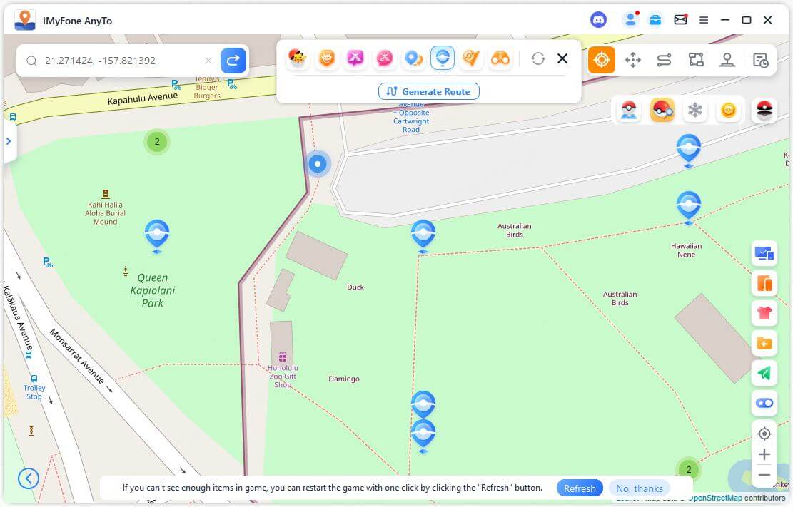 hawaii pokemon go coordinates
