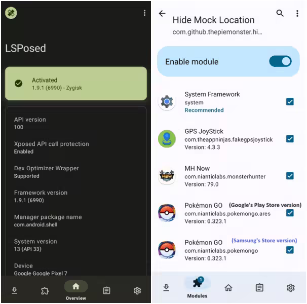 hide mock location for mhn