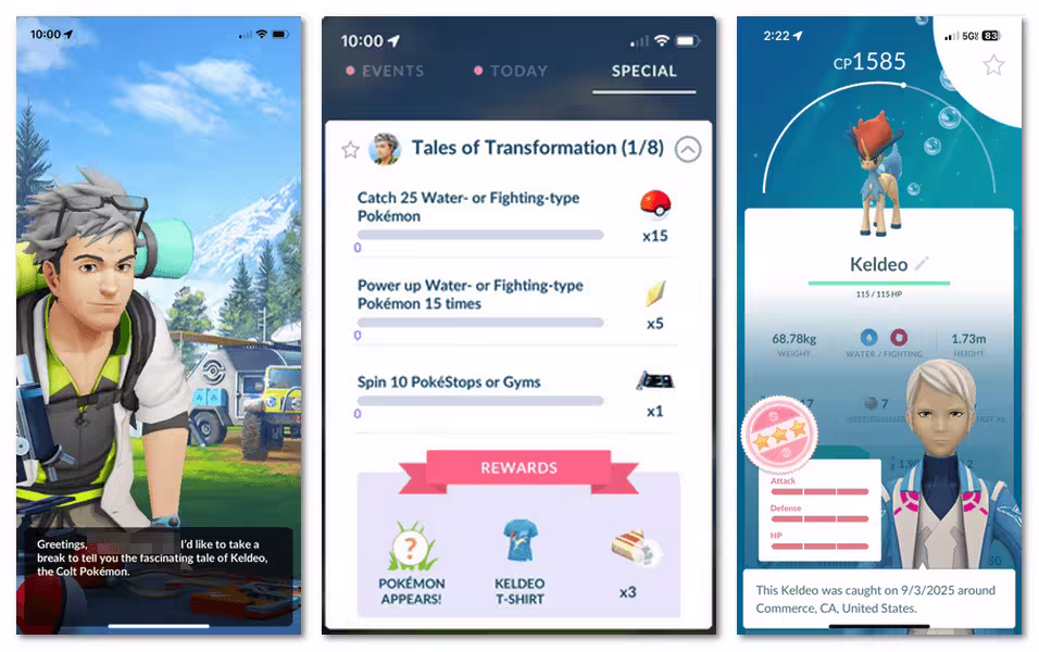 how to get keldeo in pokemon go