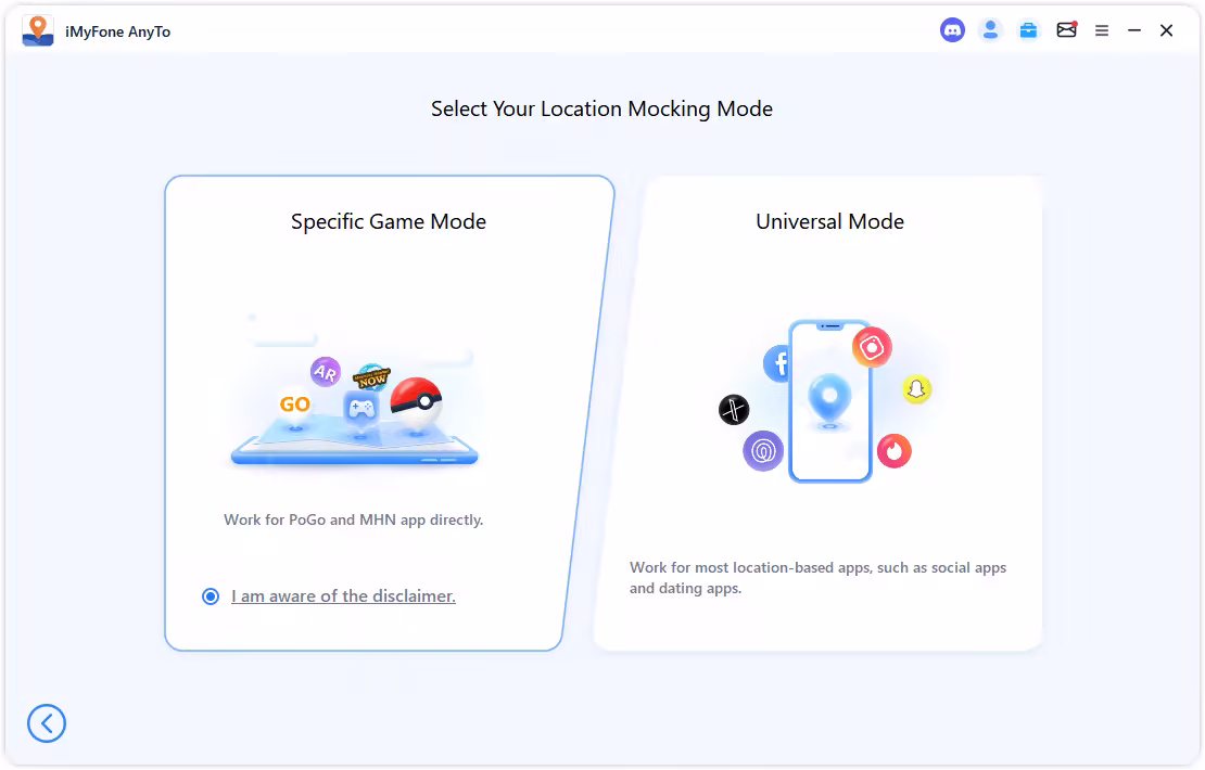 select specific game mode