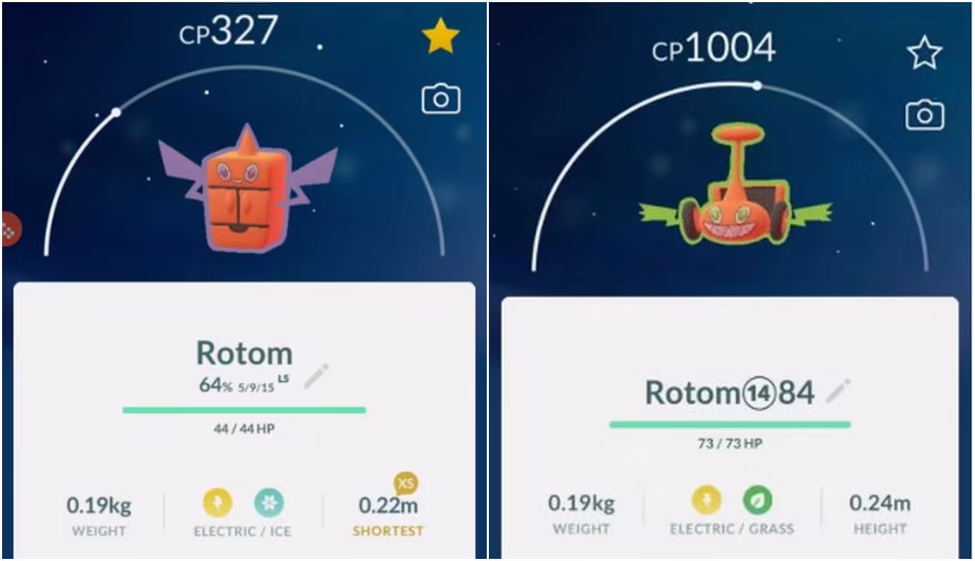 mow and frost rotom 4th rarest pokemon in pokemon go