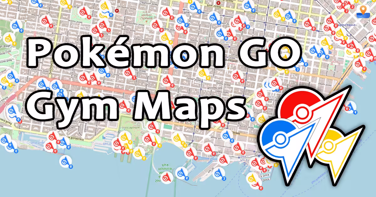 pokemon go gym map