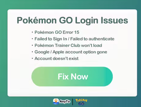 pokemon go login issues