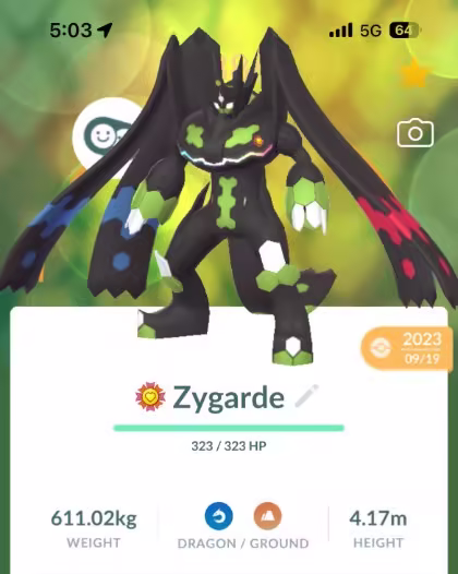 zygarde complete forme 6th rarest pokemon