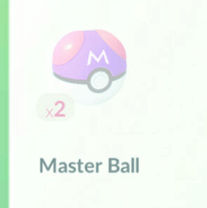 2 master balls in bag