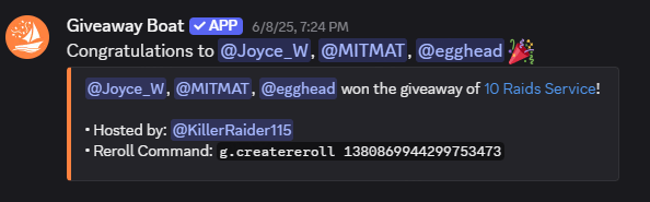 anyto discord giveaway