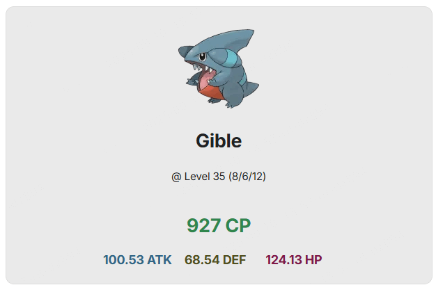 calculate pokemon cp