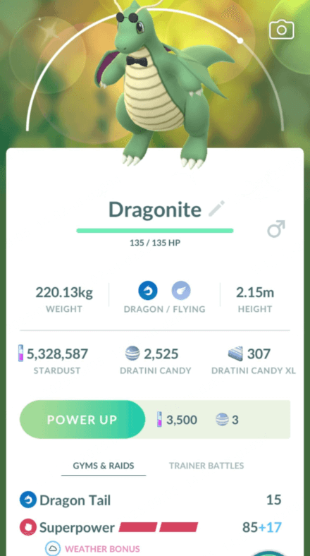 dragonite with max move