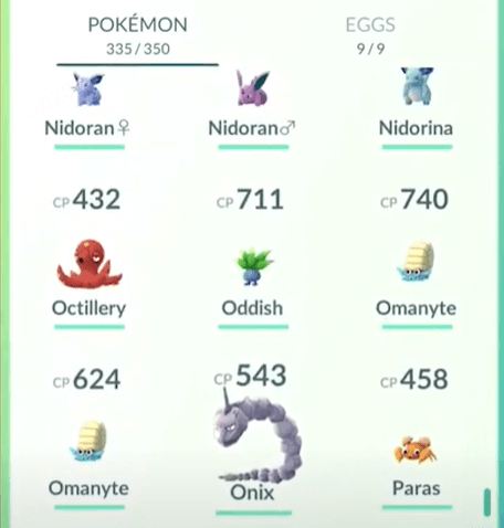 go to pokemon storage