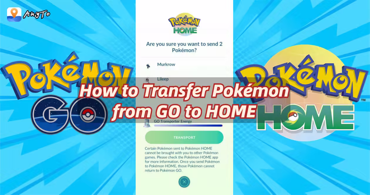how to transfer pokemon from go to home