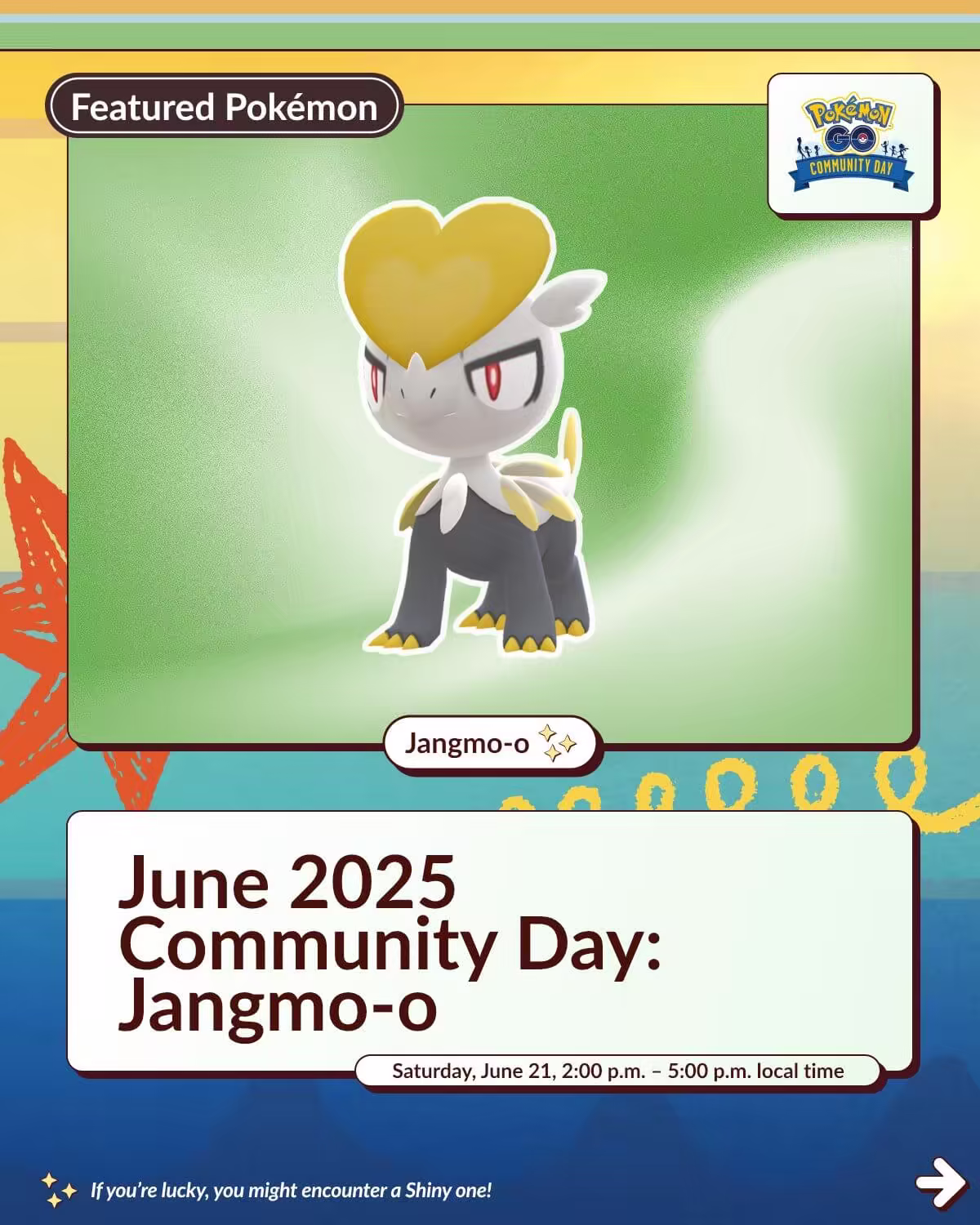 jangmo-o community day