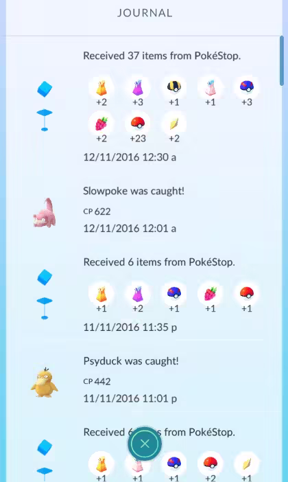 king's rock 7 Day PokeStop Streak
