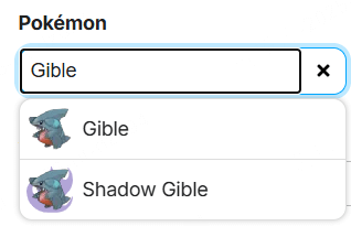 select gible