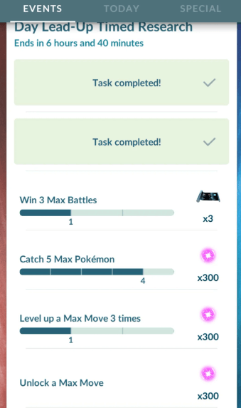 unlock max move in special research