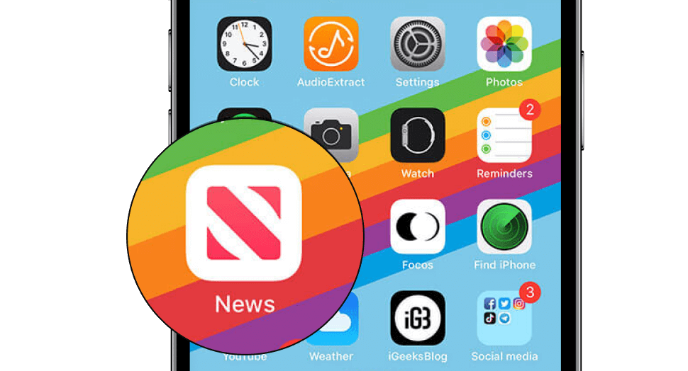 تطبيق الأخبار لا يعمل على iPhone/iPad
