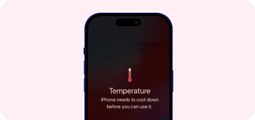 ارتفاع درجة حرارة iPhone