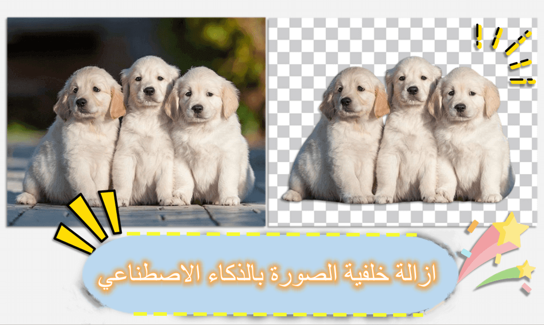 ازالة خلفية الصورة بالذكاء الاصطناعي