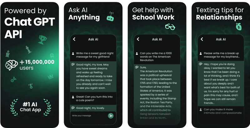 Ask AI برنامج التحدث مع الذكاء الاصطناعي