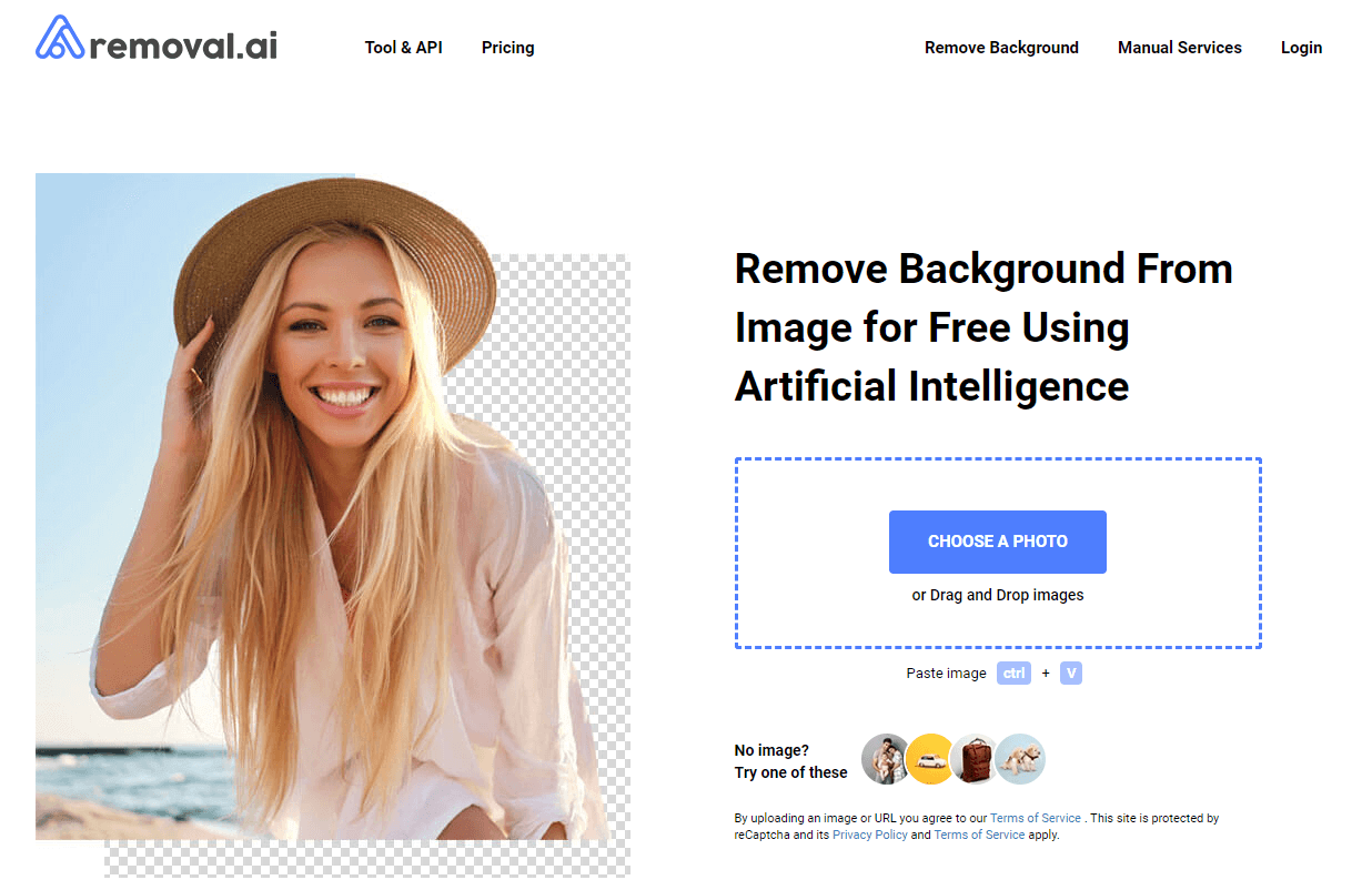 Removal AI ازالة الخلفية من الصورة بالذكاء الاصطناعي