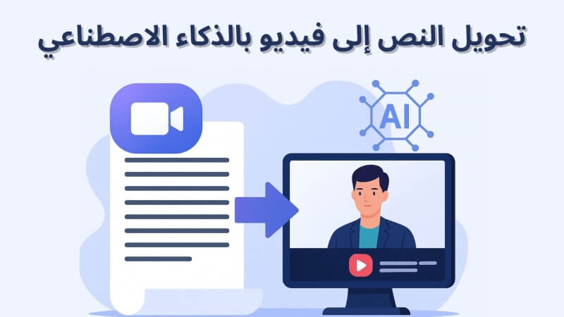 تحويل النص إلى فيديو بالذكاء الاصطناعي