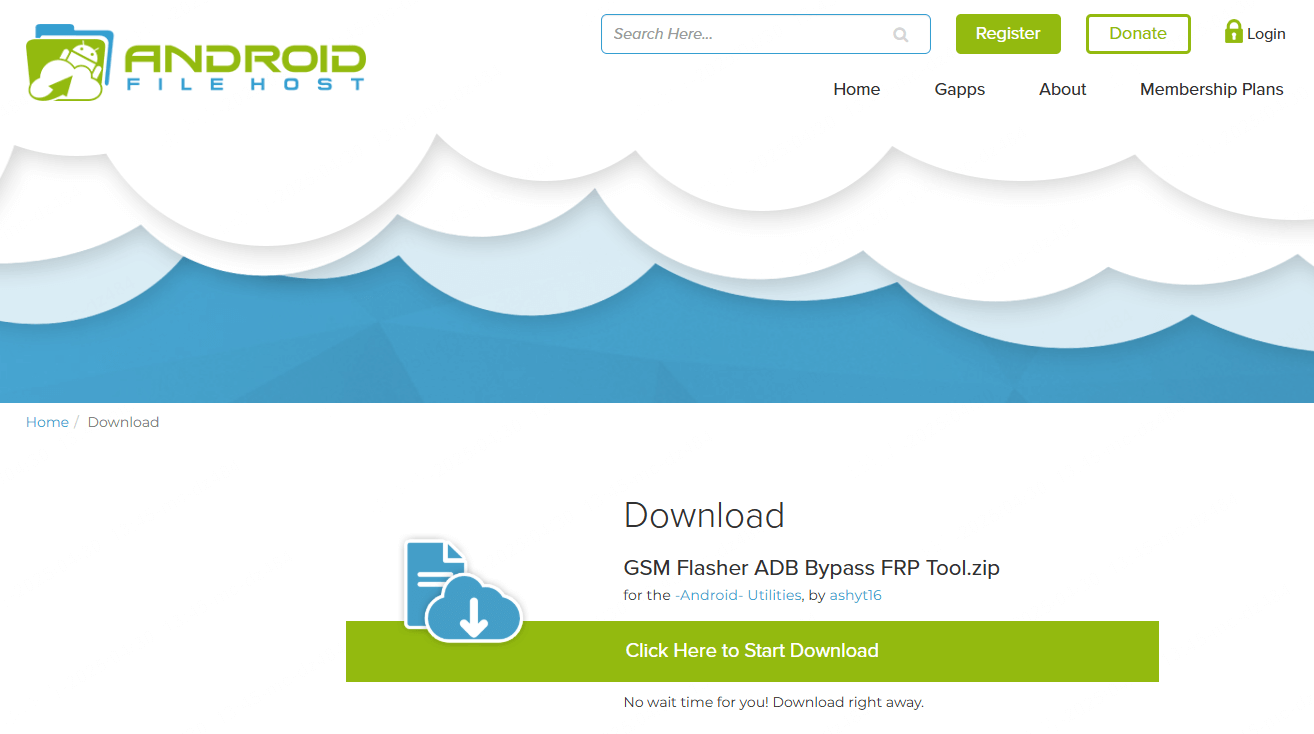 قم بتنزيل الأداة عبر androidfilehost