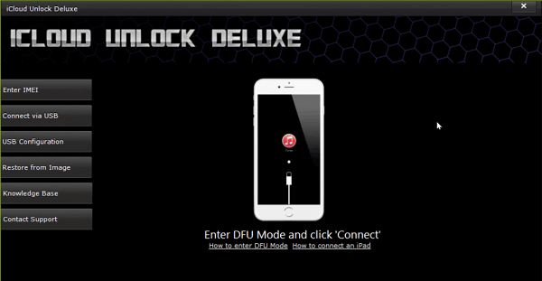صفحة بدء فتح iCloud Deluxe