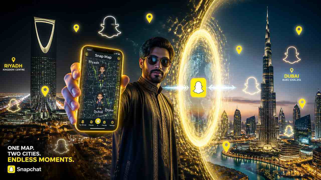 غيّر موقعك على Snapchat لتكوين صداقات